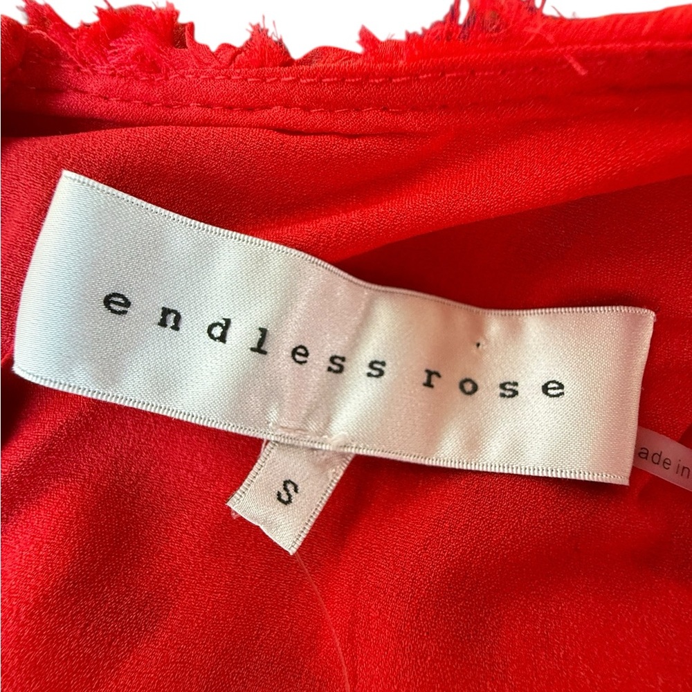 Endless Love Women’s Red Textured Maxi Dress Small NWT MSRP $185 Holiday Party - Picture 12 of 16